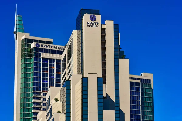 Orlando Florida January 2019 Top View Hyatt Regency Hotel International — Stock Photo, Image