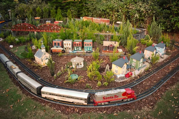 Orlando Floride Novembre 2018 Train Miniature Routes Belle Petite Villa — Photo