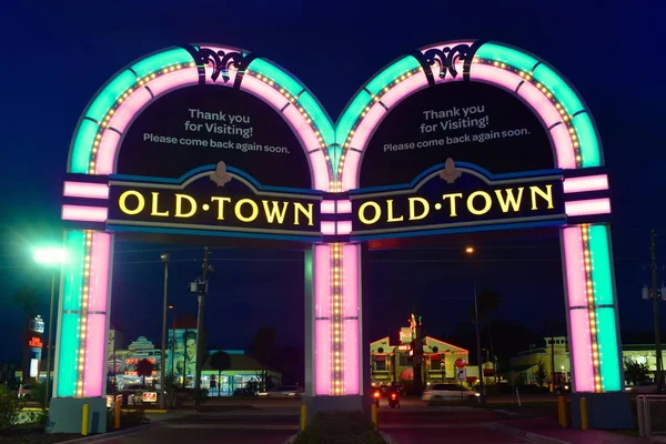 Orlando Florida Novembro 2018 Colofur Arches Entrada Principal Cidade Velha — Fotografia de Stock