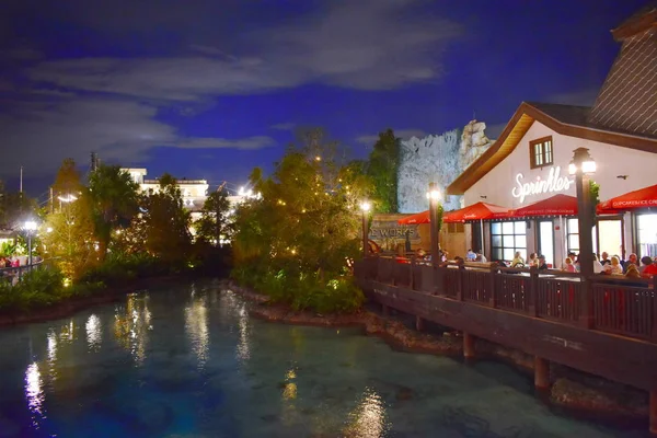 Orlando Florida November 2018 Panoramic View Colorful Restaurant Pines Side — Stock Photo, Image