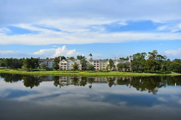 Orlando Florida October 2018 Beatiful View Disney Saratoga Springs Hotel — Stock Photo, Image