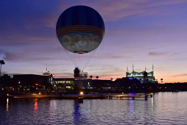 Orlando Florida Oktober 2018 Luftballon Aufstieg Und Bunte Dockside Von — Stockfoto