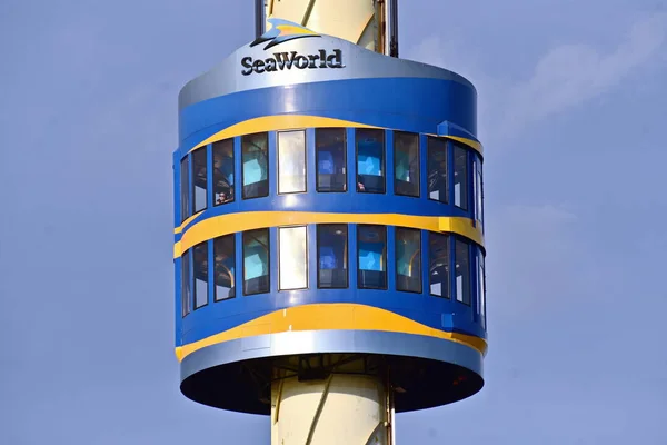 Orlando Florida October 2018 Sky Tower Principal Icon Seaworld Theme — Stock Photo, Image