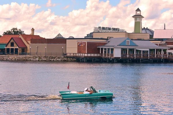 Orlando Florida Ekim 2018 Amfibi Araba Binmek Lake Buena Vista — Stok fotoğraf