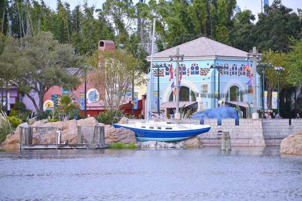 Orlando Florida Octubre 2018 Colorida Arquitectura Estilo Africano Velero Sobre —  Fotos de Stock