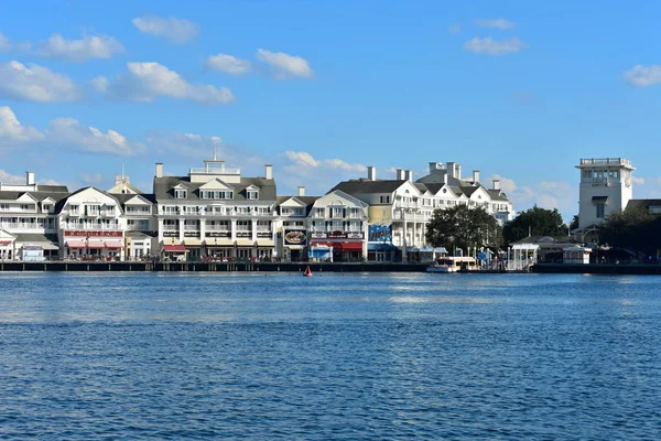 Orlando Florida Ekim 2018 Kısmi Erken Günbatımı Içinde Büyüleyici Boardwalk — Stok fotoğraf