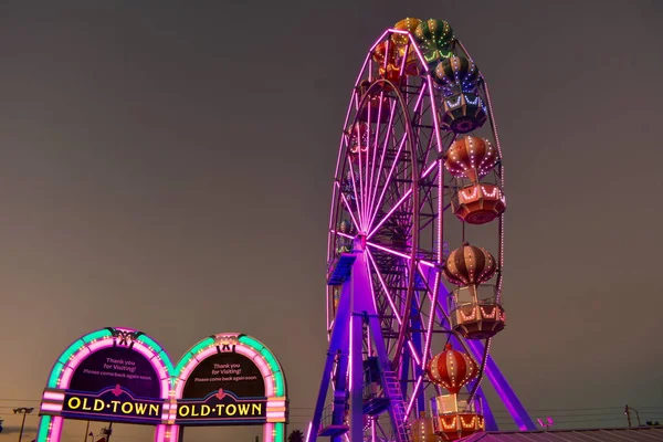 Orlando Floride Octobre 2018 Arcs Colofourrure Grande Roue Sur Fond — Photo