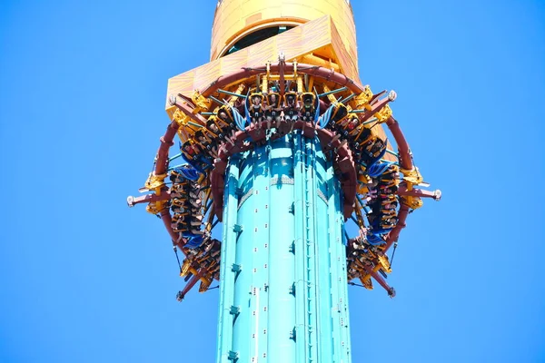 Tampa Florida Oktober 2018 Top View Falcon Fury Attraktions Bush – stockfoto