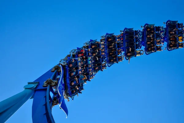 Orlando Florida Şubat 2019 Manta Ray Rollercoaster Seaworld Tema Park — Stok fotoğraf