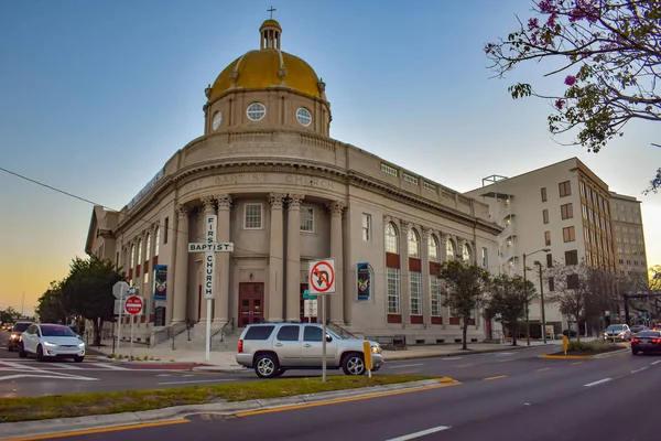 Tampa Bay Florida Mart 2019 Kent Merkezinde Ilk Baptist Kilisesi — Stok fotoğraf