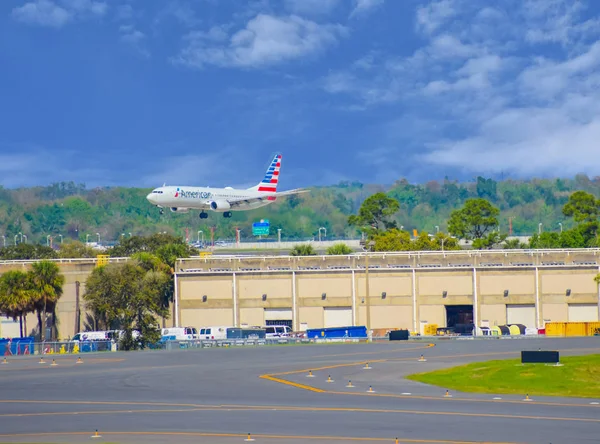Orlando Florida März 2019 American Airlines Flugzeuge Bereiten Sich Auf — Stockfoto