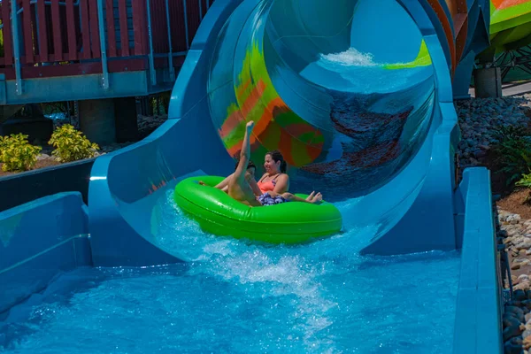 Orlando Florida May 2019 People Having Fun Karakare Curl Aquatica — Stock Photo, Image