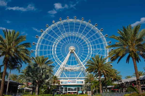 Orlando, Florida. 16 Mayıs 2019. Orlando Eye sürüş deneyimi. Icon Park Orlando'daki Tekerlek, International Drive bölgesinde 400 fit yüksekliğinde dev bir gözlem çarkıdır (5).