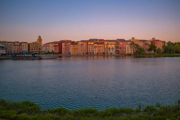 Орландо Штат Флорида Тра 2019 Панорамний Вид Готель Портофіно Бей — стокове фото