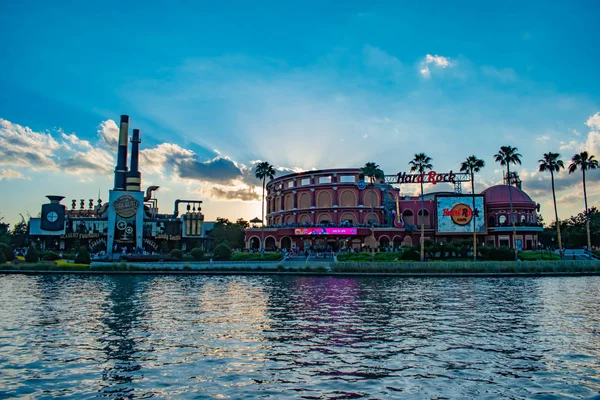 Orlando Florida Mai 2019 Hard Rock Cafe Sonnenuntergang Universal Orlando — Stockfoto