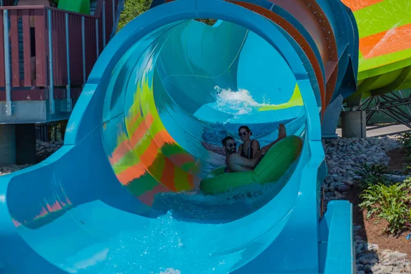 Orlando Florida May 2019 People Enjoying Karekare Curl Aquatica — Stock Photo, Image