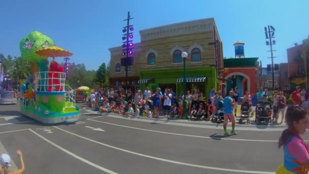 Orlando Florida Mei 2019 Sesam Straatfeest Parade Seaworld International Drive — Stockvideo