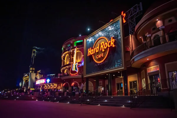Orlando Florida Maio 2019 Hard Rock Cafe Sinais Guitarra Colorida — Fotografia de Stock