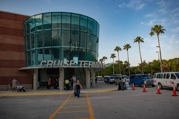 Tampa Bay Florida April 2019 Cruise Terminal Port Tampa Bay — Stock Photo, Image