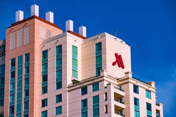 Tampa Bay Florida April 2019 Draufsicht Auf Die Tampa Marriott — Stockfoto