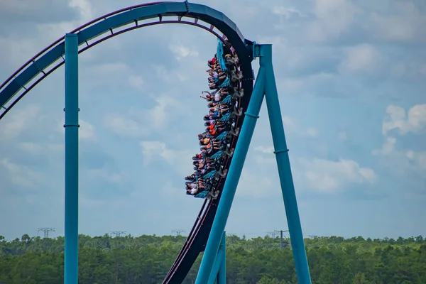 Orlando Florida Juli 2019 Toller Blick Auf Menschen Die Spaß — Stockfoto