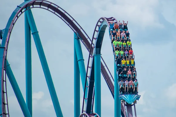 Orlando Florida Juni 2019 Atemberaubende Aussicht Auf Menschen Die Mako — Stockfoto