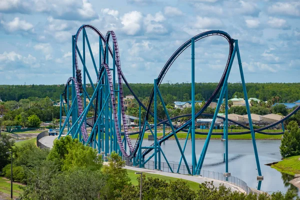 Orlando Florida Juni 2019 Panoramablick Auf Menschen Die Eine Atemberaubende — Stockfoto