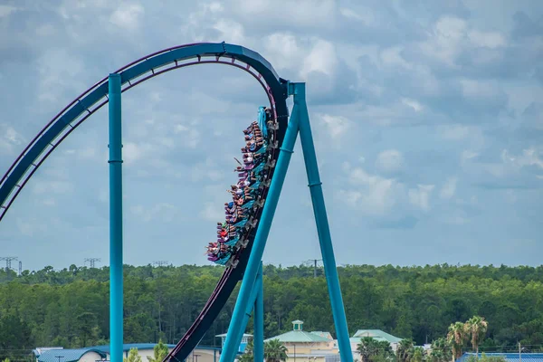 Orlando Florida Juni 2019 Grandiose Aussicht Auf Menschen Die Mako — Stockfoto