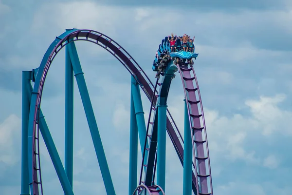 Orlando Florida Juni 2019 Grandiose Aussicht Auf Menschen Die Spaß — Stockfoto