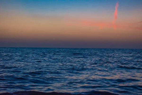 Clearwater Beach Florida Június 2019 Színes Naplemente Háttér Öböl Coast — Stock Fotó