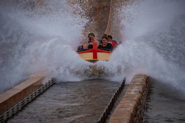 Orlando, Florida. 23 Haziran 2019. Seaworld 5 Atlantis cazibe Journey Muhteşem Splashing