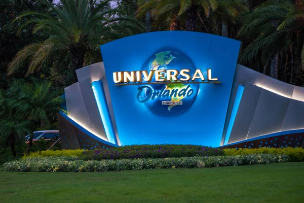 Orlando Florida Junho 2019 Ilumine Logotipo Universal Orlando Universal Boulevard — Fotografia de Stock