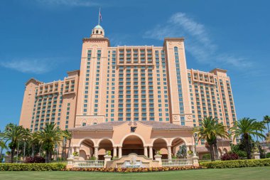 Orlando, Florida 'da. 16 Temmuz 2019. John yaung Parkway bölgesinde JW Marriott Otelin panoramik manzarası 6