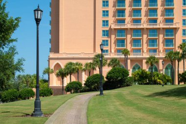 Orlando, Florida 'da. 16 Temmuz 2019. John yaung Parkway bölgesinde J W Marriott 'un kısmi manzarası 
