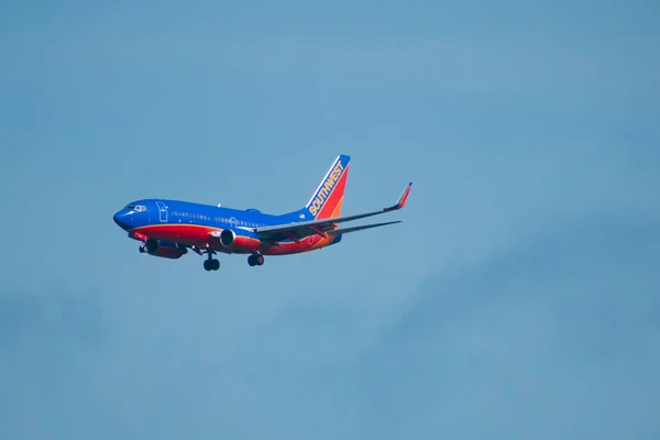 Florida Červenec 2019 Jihozápadní Aerolinie Odjíždějí Orlando Mezinárodního Letiště — Stock fotografie