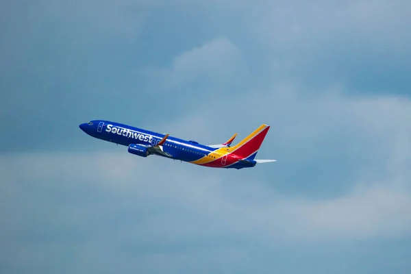 Orlando Florida Juli 2019 Südwest Fluggesellschaften Die Vom Internationalen Flughafen — Stockfoto