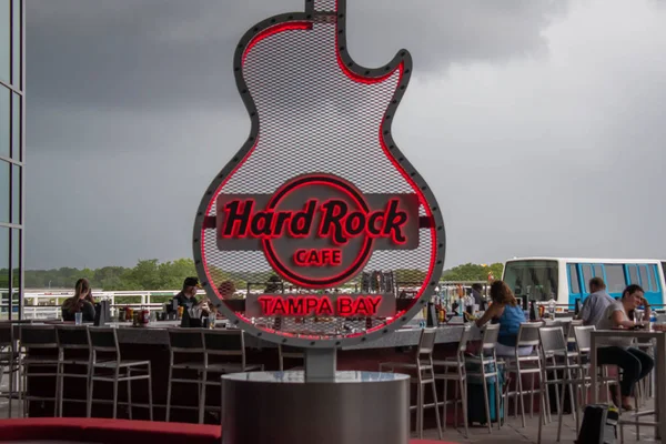 Tampa Bay Florida Julho 2019 Hard Rock Cafe Tampa Bay — Fotografia de Stock