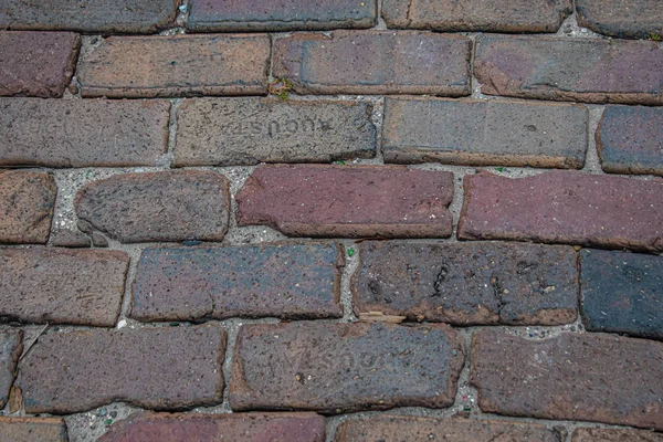 Tampa Bay Florida July 2019 Background Cobblestone Streets Ybor City — Stock Photo, Image