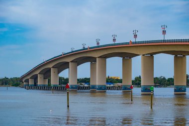 Daytona Plajı, Florida. 07 Temmuz 2019. Brodway Köprüsü 2 ' nin panoramik manzarası