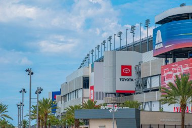 Daytona, Florida 'da. 18 Temmuz 2019. Daytona International Speedway Yarış 2 Dünya Merkezi olarak bilinir