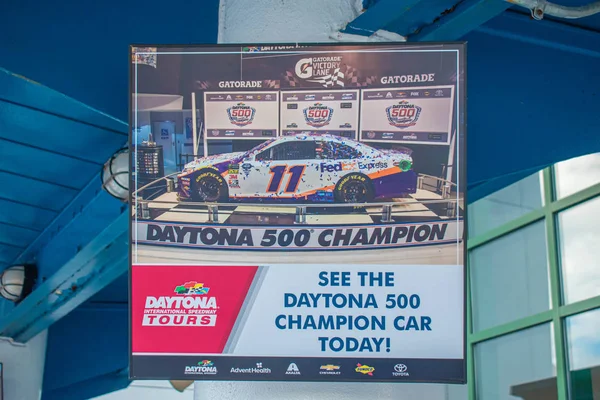 Daytona Florida Július 2019 Daytona 500 Bajnok Autó Daytona International — Stock Fotó