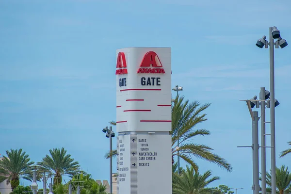 Datytona Florida July 2019 Top View Gate Sign Daytona International — Stock Photo, Image