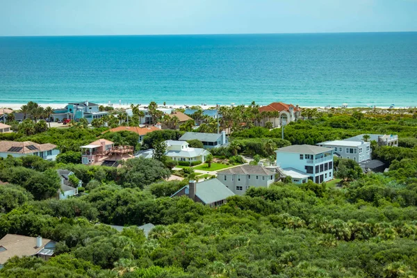 Ponce Leon Inlet Florida Juli 2019 Panoramautsikt Över Lägenheter Och — Stockfoto