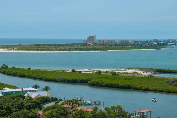 Ponce Leon Inlet Florida Juli 2019 Panoramautsikt Över New Smyrna — Stockfoto