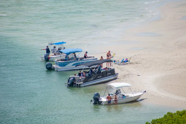 Ponce Leon Inlet Florida Julho 2019 Vista Parcial Praia Rio — Fotografia de Stock