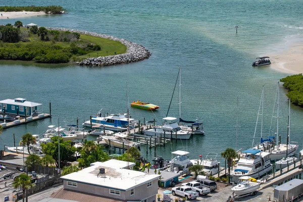 Ponce Leon Inlet Florida Juli 2019 Delvis Skymd Utsikt Över — Stockfoto