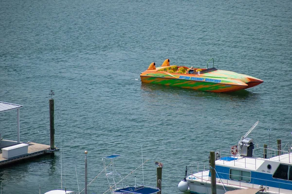 Ponce Leon Inlet Florida Juli 2019 Uitzicht Kleurrijke Boot Jachthaven — Stockfoto