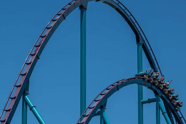 Orlando Florida Julio 2019 Personas Que Divierten Increíble Montaña Rusa — Foto de Stock