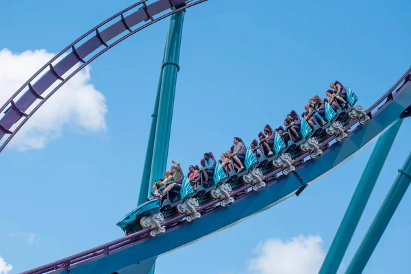 Orlando Florida Julho 2019 Pessoas Divertindo Mako Seaworld — Fotografia de Stock