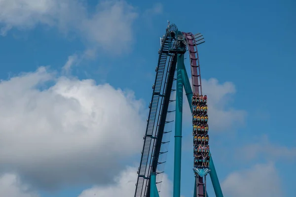 Orlando Florida Julio 2019 Personas Que Divierten Montando Montaña Rusa —  Fotos de Stock